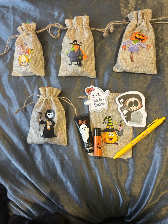 Other - Halloween Boo Gift Goodie Bag Set (Choose 1)  6 Pieces (NWOT)